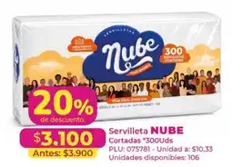 Belalcazar Servilleta NUBE oferta