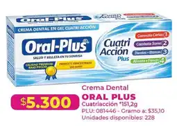 Belalcazar Oral Plus Crema Dental Cuatriacción oferta
