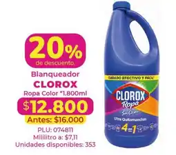 Belalcazar Clorox ropa color oferta