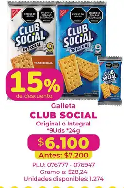 Belalcazar Club social galleta oferta