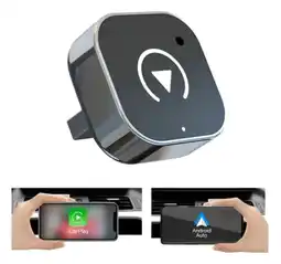 Falabella Adaptador Carplay Inarambrico Mod:car01 Negro oferta