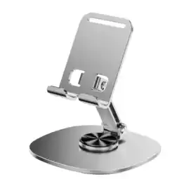 Falabella Soporte Celular Aluminio Ajustable Plegable Escritorio 13cm Metalizado Portátil oferta