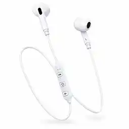 Falabella Audifonos Deportivos Inalambricos Bluetooth De Cuello Blanco oferta