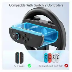 Falabella Duo Timón Volante Doble Compatible con Switch 2 Negro oferta