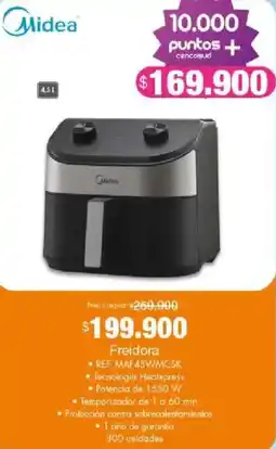 Jumbo Midea freidora oferta