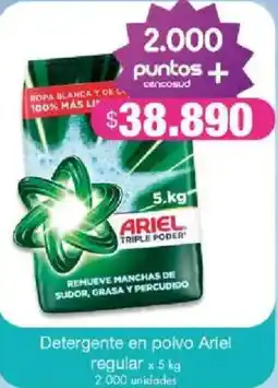 Jumbo Detergente en polvo Ariel regular oferta