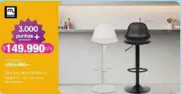 Jumbo m4 design silla bar alma blanco o negro oferta