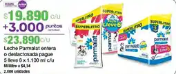 Jumbo Leche Parmalat entera o deslactosada oferta