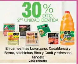 Jumbo Lorenzano casablanca berна salchichas rica y cunit refrescos tangelo oferta
