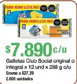 Jumbo Galletas Club Social oferta