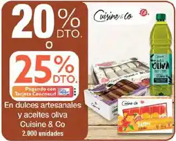 Jumbo Cuisine & Co dulces artesanales y aceites oliva oferta