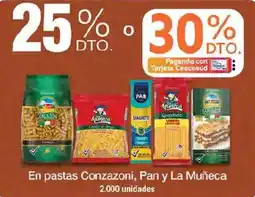 Jumbo En pastas Conzazoni Pan y La Muñeca oferta
