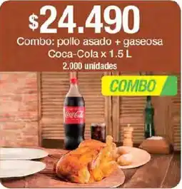 Jumbo Combo: pollo asado + gaseosa oferta