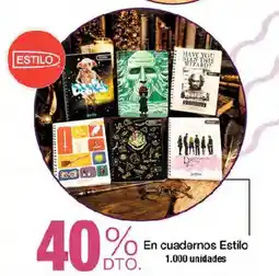 Jumbo Estilo cuadernos oferta
