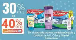 Jumbo En tripakcs de cremas colgate cremas dentales y cuidado facial l'oréal garnier oferta