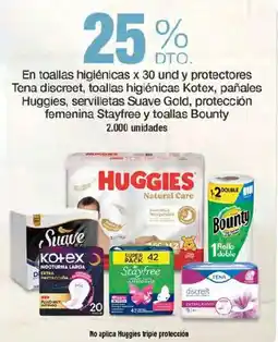 Jumbo Huggies toallas higienicas oferta