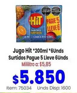 MercaTodo Jugo Hit oferta