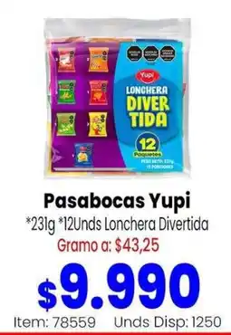 MercaTodo Pasabocas Yupi oferta