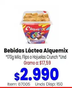 MercaTodo Alquemix Bebidas Láctea oferta