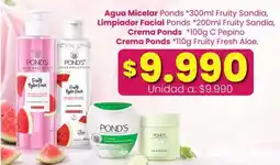 MercaTodo Ponds agua micelar limpiador facial crema crema oferta