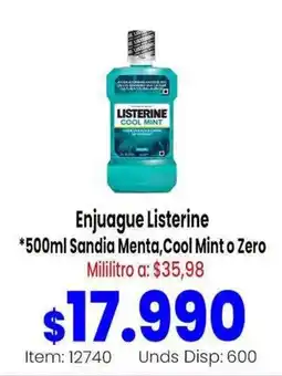 MercaTodo Listerine Enjuague oferta