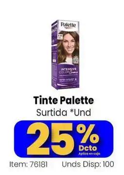 MercaTodo Tinte Palette oferta