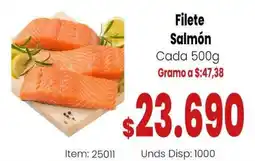 MercaTodo Filete Salmón oferta