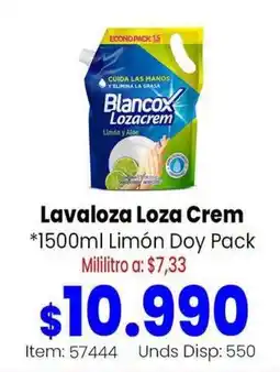 MercaTodo Blancox Lava Loza Crem oferta