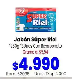 MercaTodo Jabón Súper Riel oferta