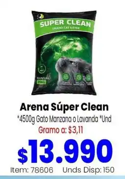 MercaTodo Super Clean arena oferta