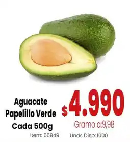 MercaTodo Aguacate Papelillo Verde oferta