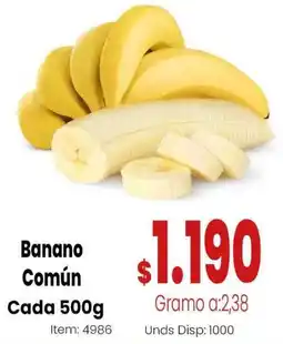 MercaTodo Banano Común oferta