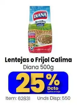 MercaTodo Diana lentejas o frijol calima oferta