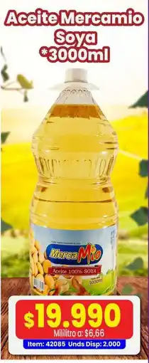 MercaTodo Mercamio Aceite Soya oferta