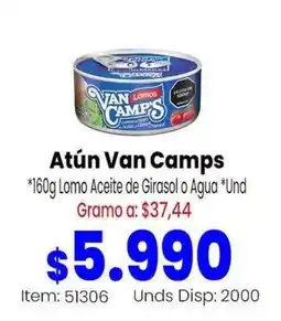 MercaTodo Atún Van Camps oferta