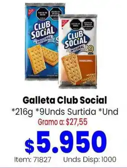 MercaTodo Galleta Club Social oferta