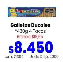 MercaTodo Galletas Ducales oferta