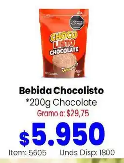 MercaTodo Chocolisto bebida chocolate oferta