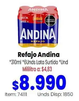 MercaTodo Refajo Andina oferta
