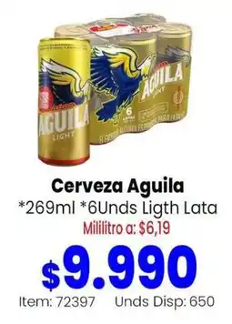 MercaTodo Cerveza Aguila oferta
