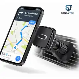 Falabella Soporte Celular Carro Rejilla Magnetico Fuerte Holder Aire Ventilacion Sansatech St-604 oferta