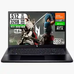Falabella Portatil V15 AMD RYZEN 7 7445HS RTX 3050 6GB SSD 512GB RAM 32GB LED FHD 165HZ oferta