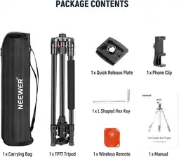 Falabella Trípode TP77 y Monopod de Aluminio + Rótula, Soporte para Teléfono oferta