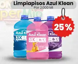 Supermío Limpiapisos Azul Klean oferta