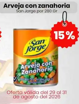 Supermío San Jorge arveja con zanahoria oferta