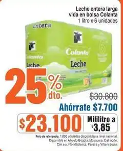 Alkosto Colanta - leche entera oferta