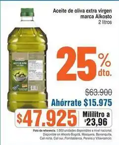 Alkosto Alkosto - aceite de oliva extra virgen oferta