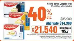 Alkosto Colgate - crema dental total oferta