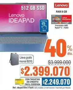Alkosto Lenovo - ideapad laptop oferta