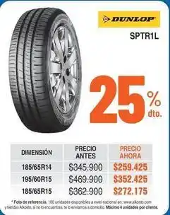Alkosto Dunlop - sptr1l oferta